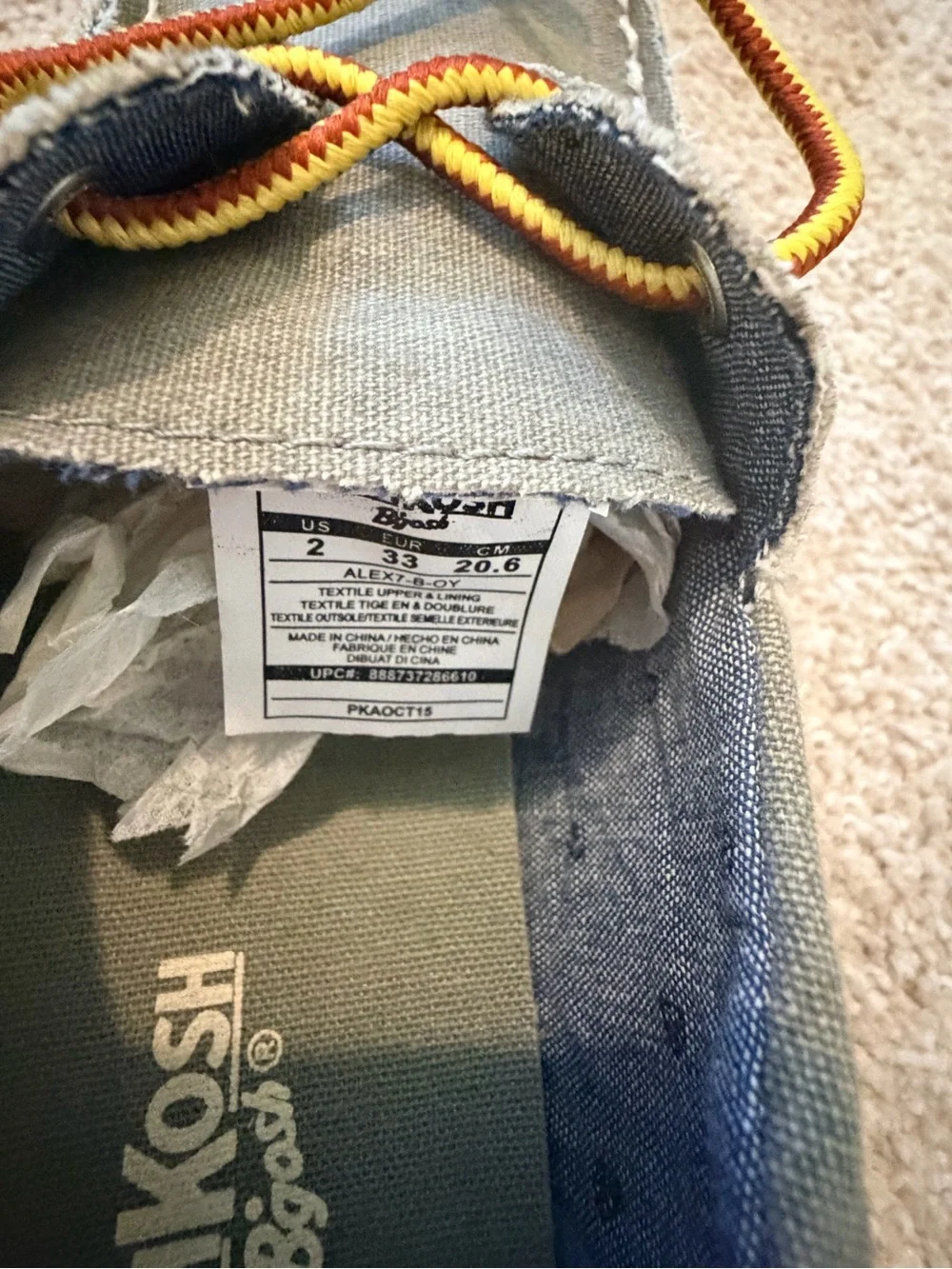 Oshkosh boat shoes